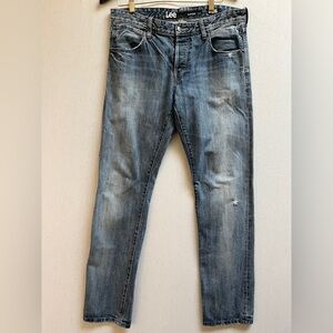 Lee Men's Slim Bob Button fly Denim Jeans Sz 34